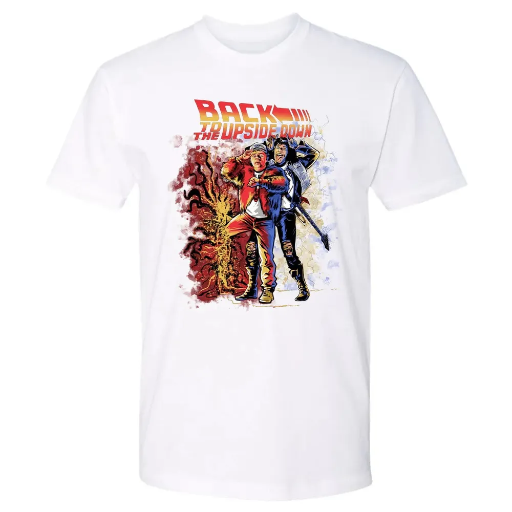 Back To The Upside Down Premium Unisex T-shirt - 4