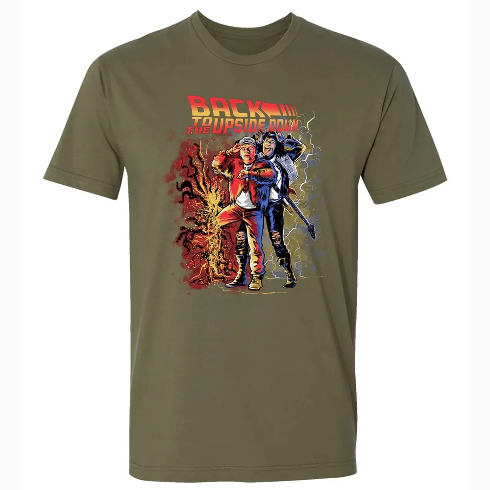 Back To The Upside Down Premium Unisex T-shirt - 5