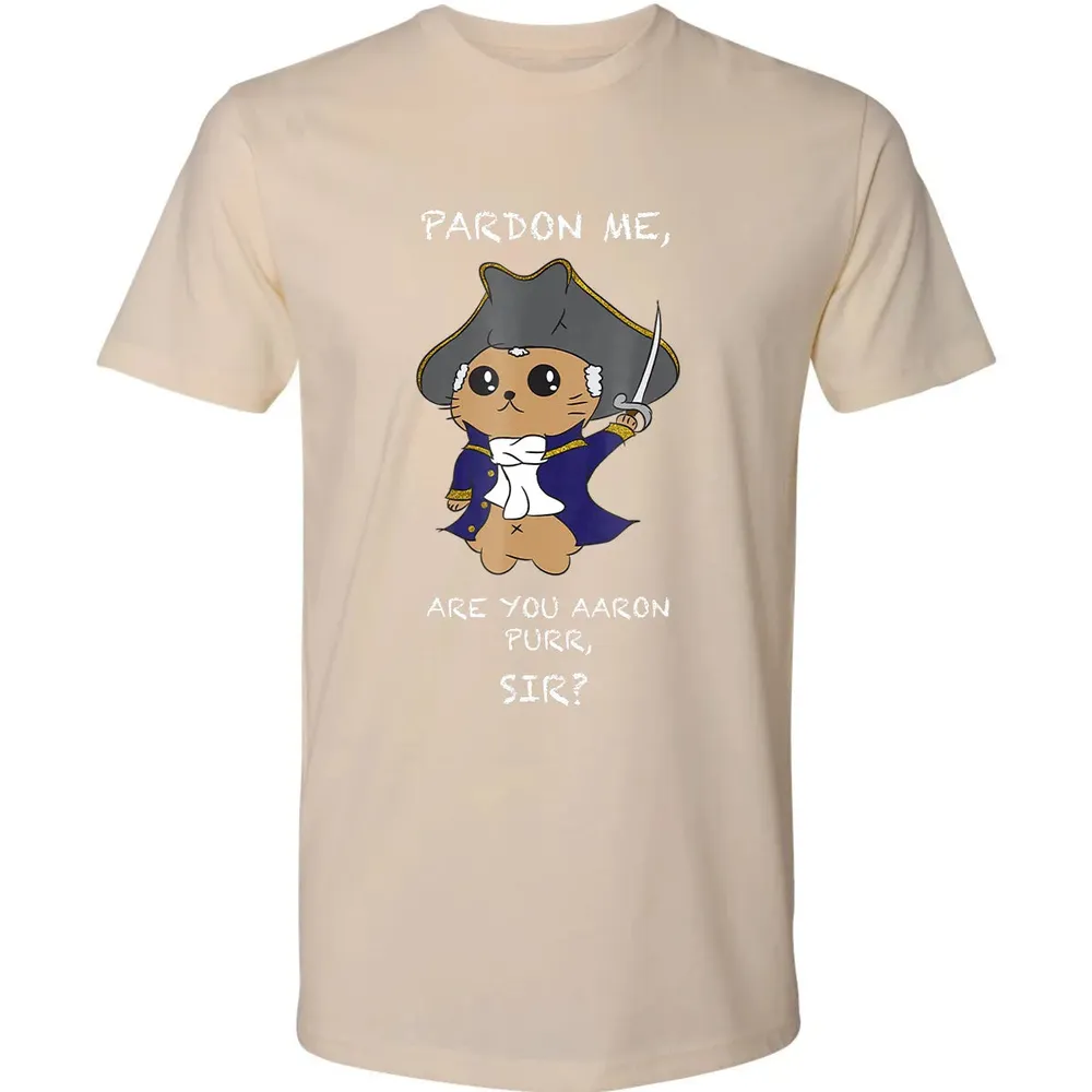 Cute Hamilton Cat Premium Unisex T-shirt - 13