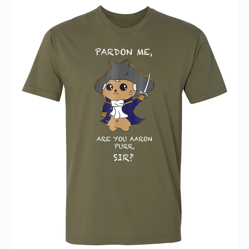 Cute Hamilton Cat Premium Unisex T-shirt - 5