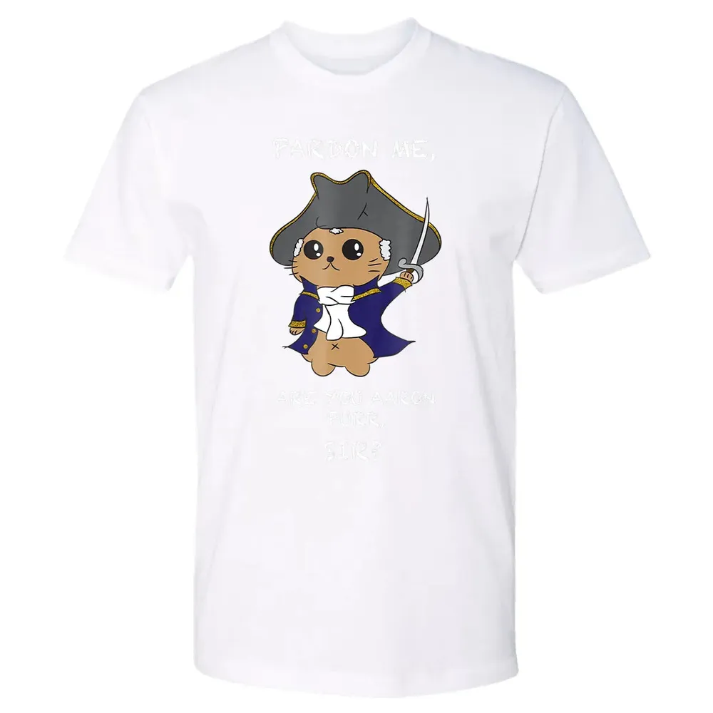 Cute Hamilton Cat Premium Unisex T-shirt - 4