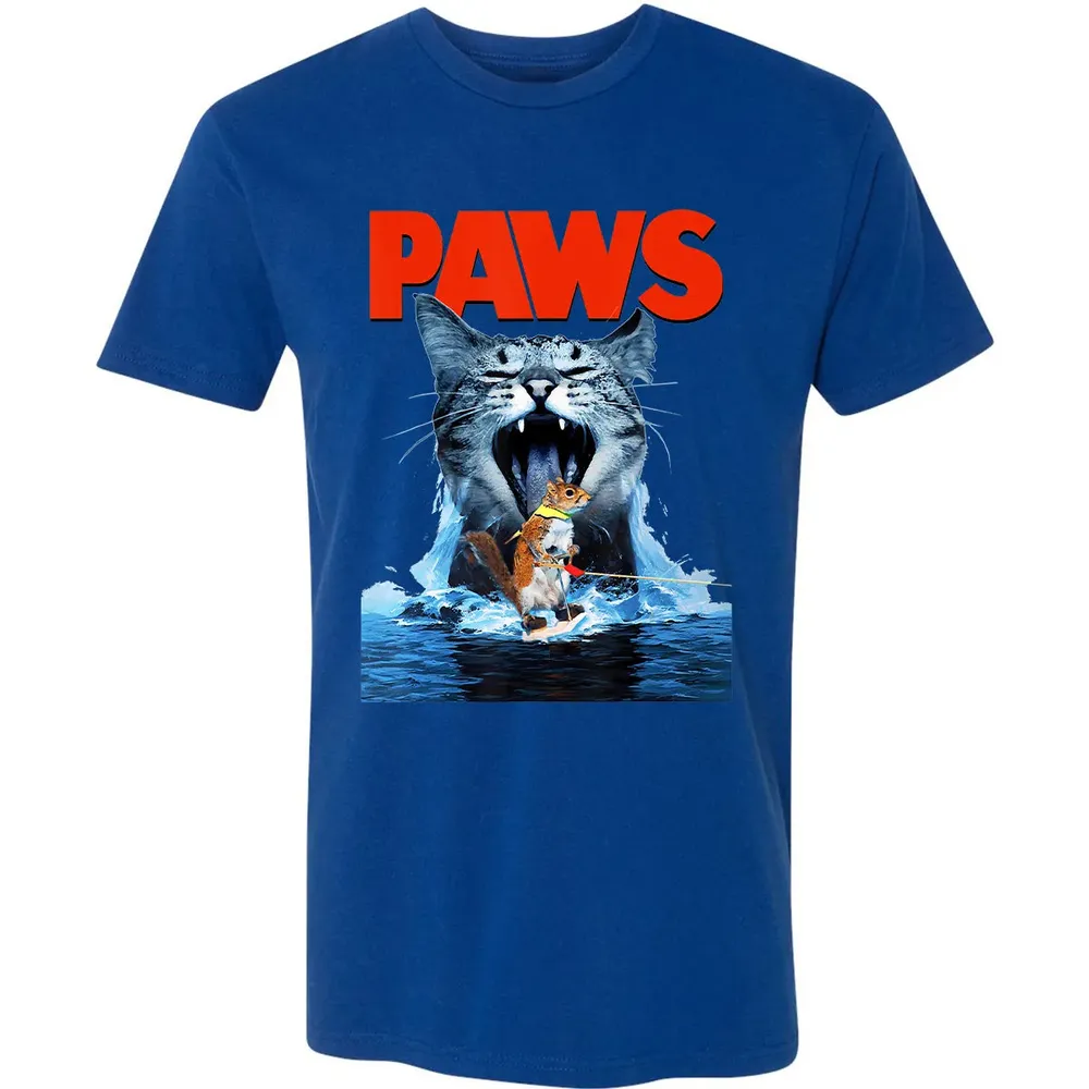 Paws Cat Lover, Horror movie Parody Premium Unisex T-shirt - 10