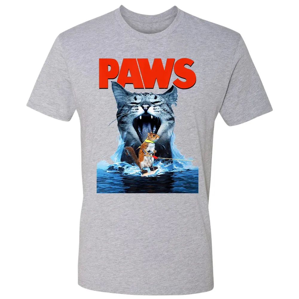 Paws Cat Lover, Horror movie Parody Premium Unisex T-shirt - 9