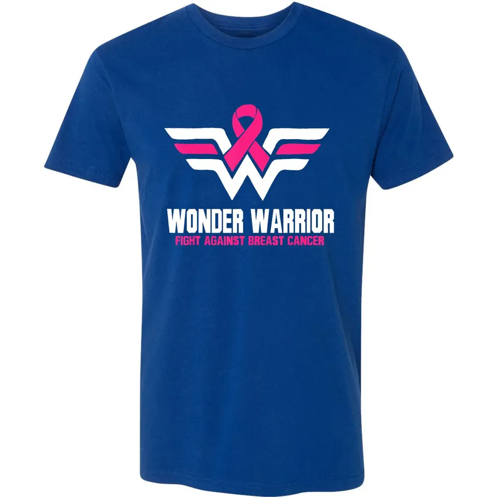 Super Hero Breast Cancer  For Women Premium Unisex T-shirt - 10