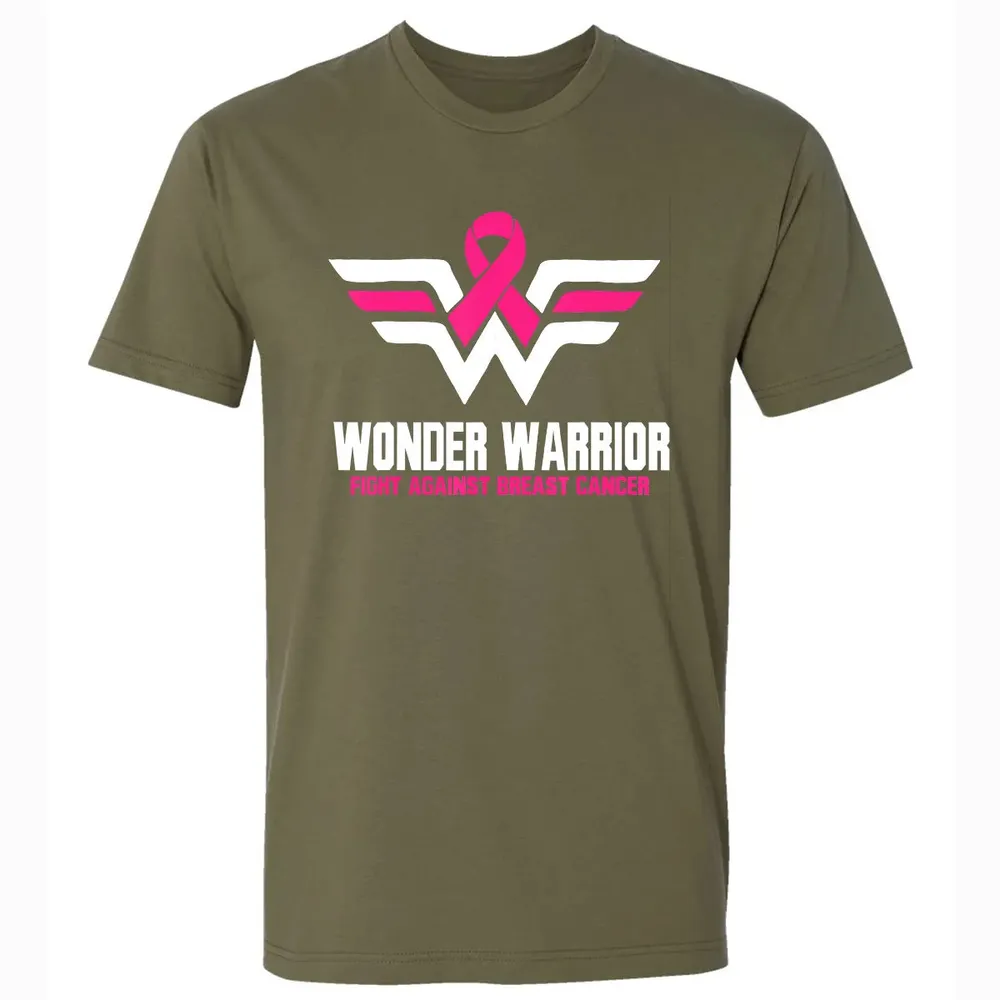Super Hero Breast Cancer  For Women Premium Unisex T-shirt - 5
