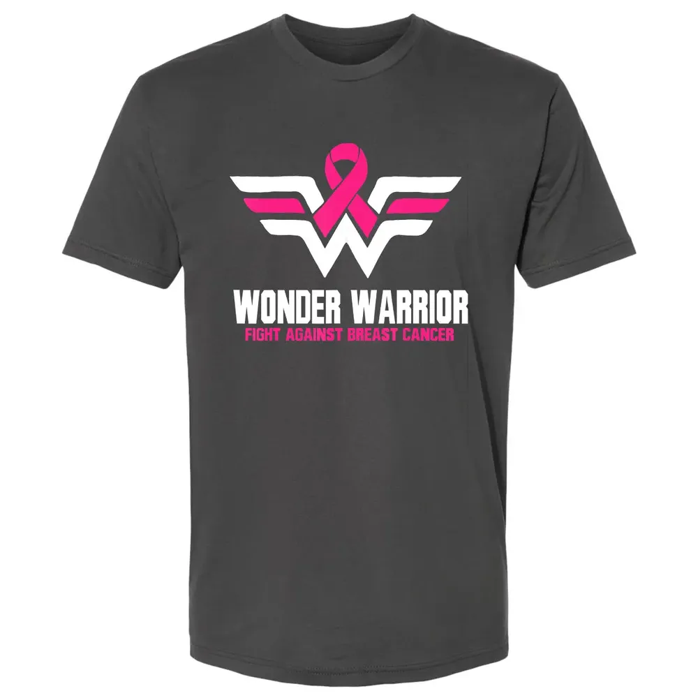 Super Hero Breast Cancer  For Women Premium Unisex T-shirt - 8
