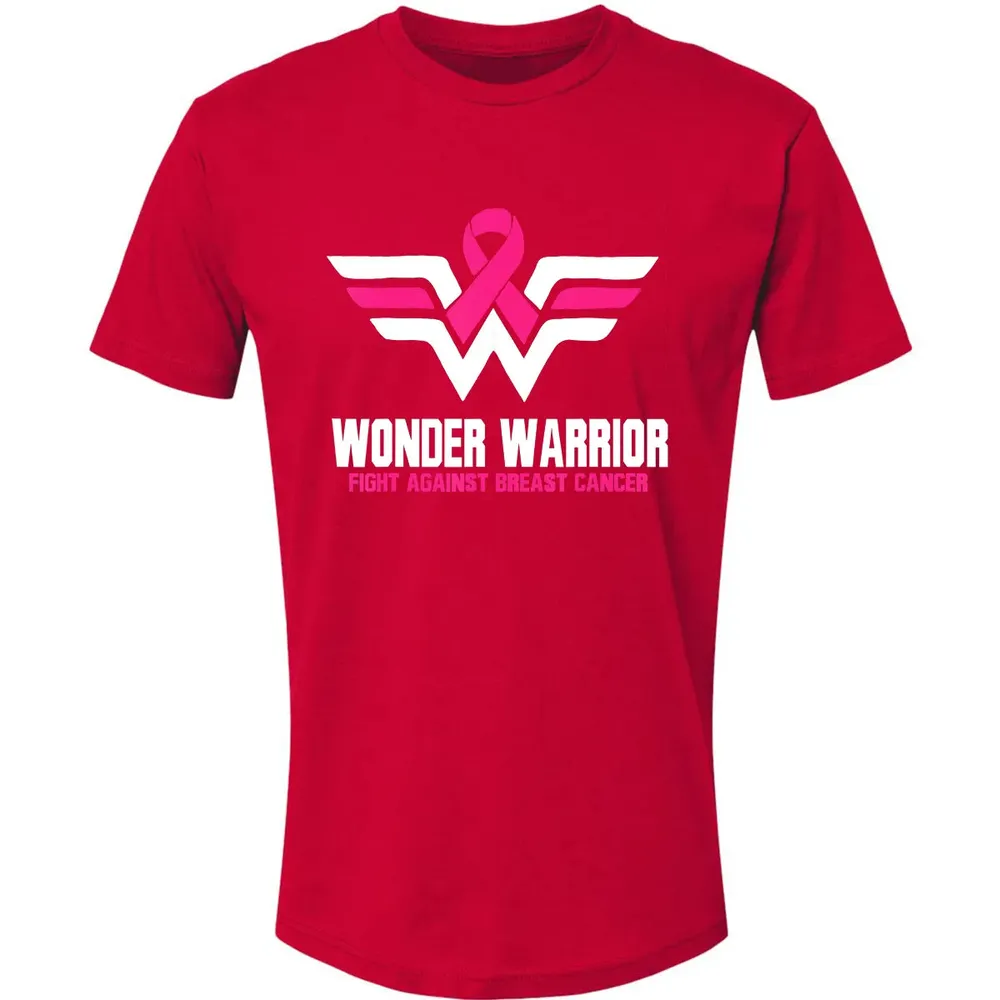 Super Hero Breast Cancer  For Women Premium Unisex T-shirt - 6