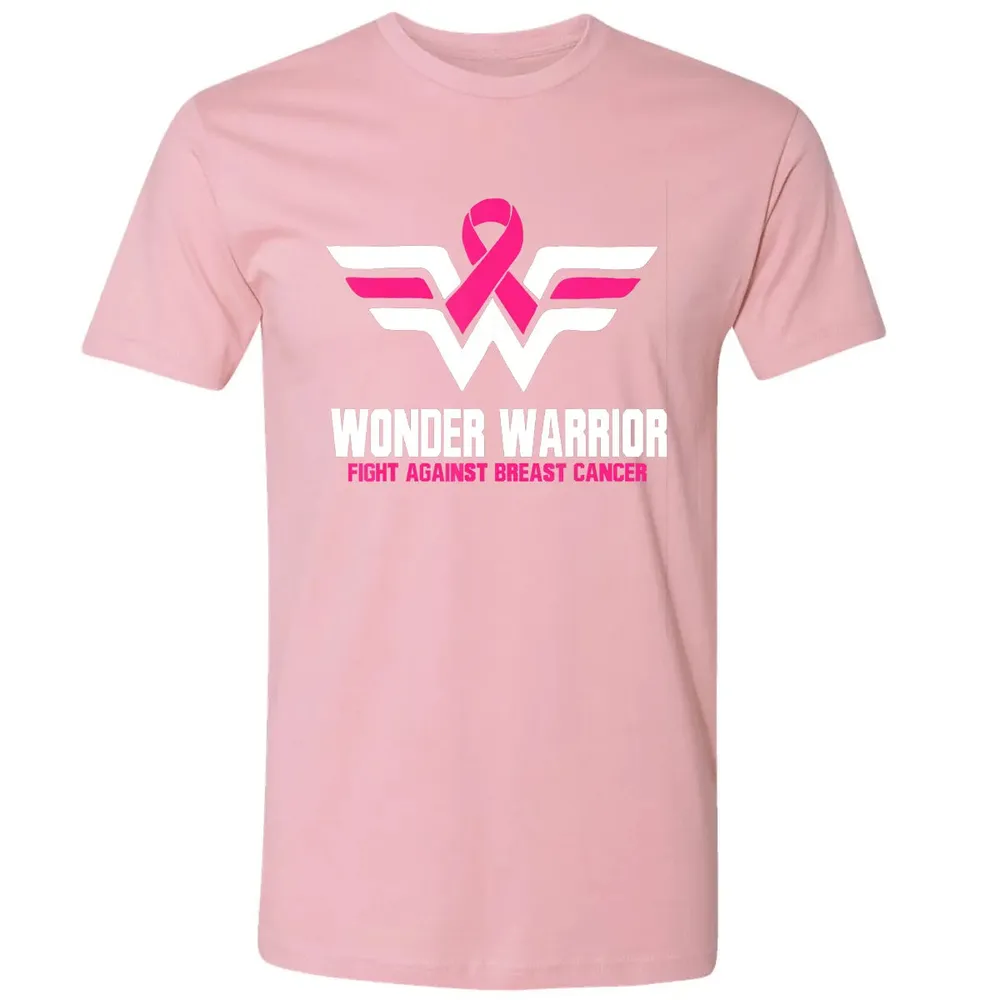 Super Hero Breast Cancer  For Women Premium Unisex T-shirt - 3