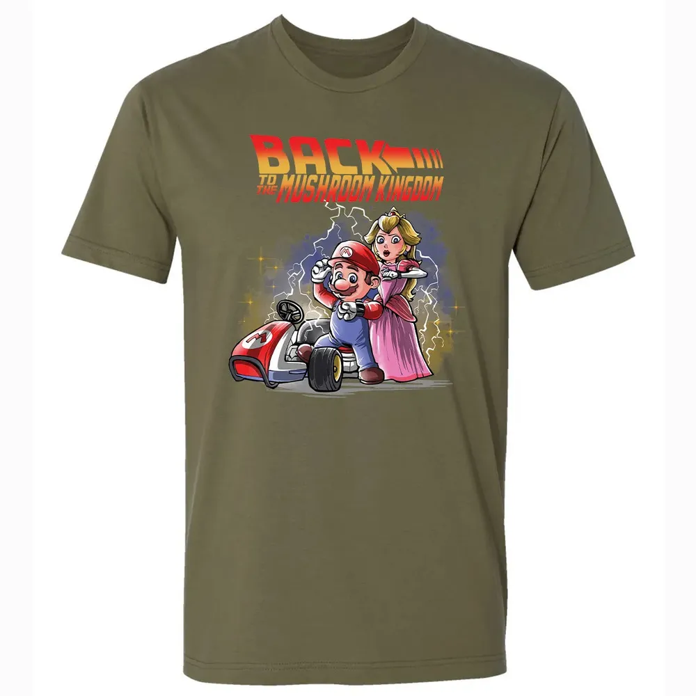 Back to the Mushroom Kingdom Premium Unisex T-shirt - 5