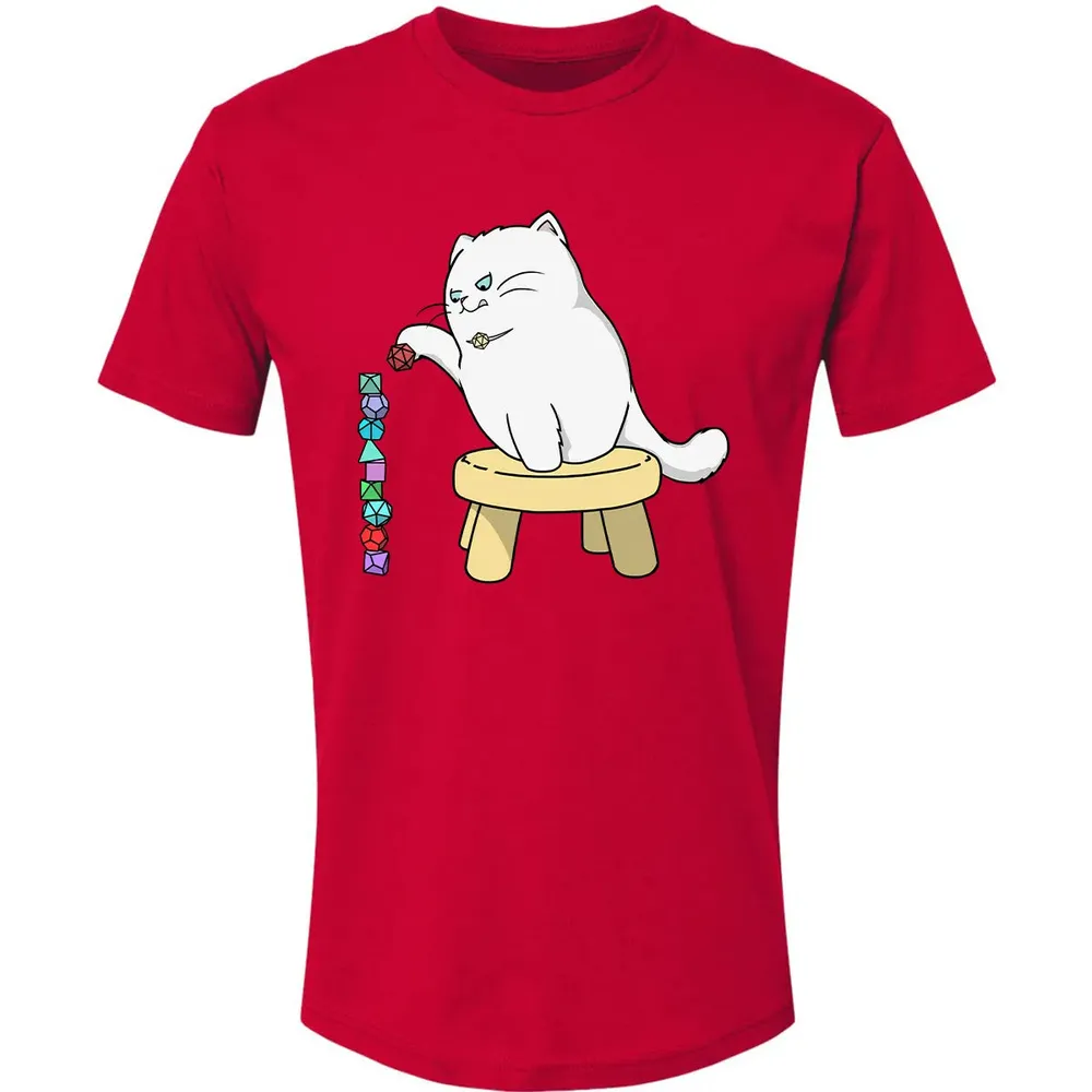 Cat Stacking Dice Premium Unisex T-shirt - 6
