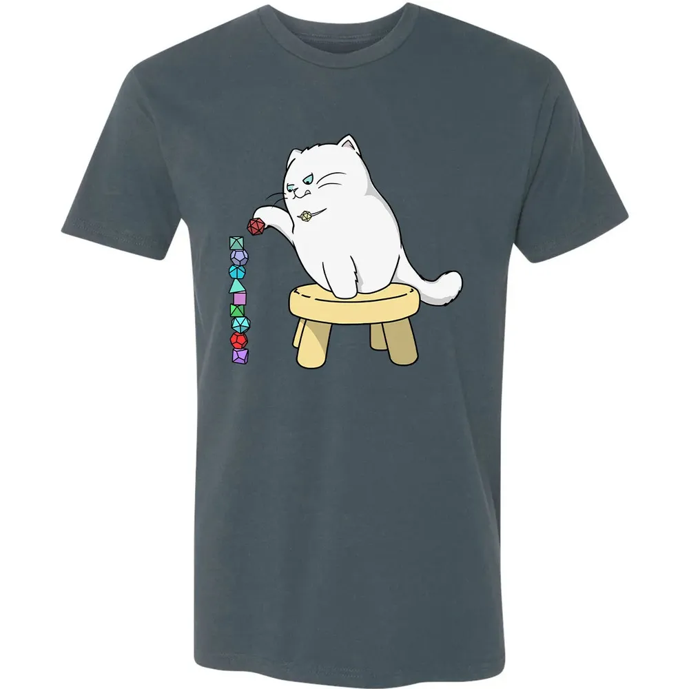 Cat Stacking Dice Premium Unisex T-shirt - 14