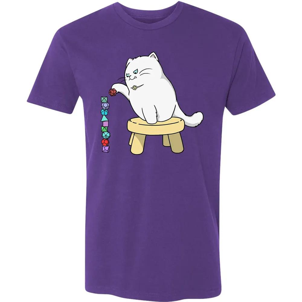 Cat Stacking Dice Premium Unisex T-shirt - 7