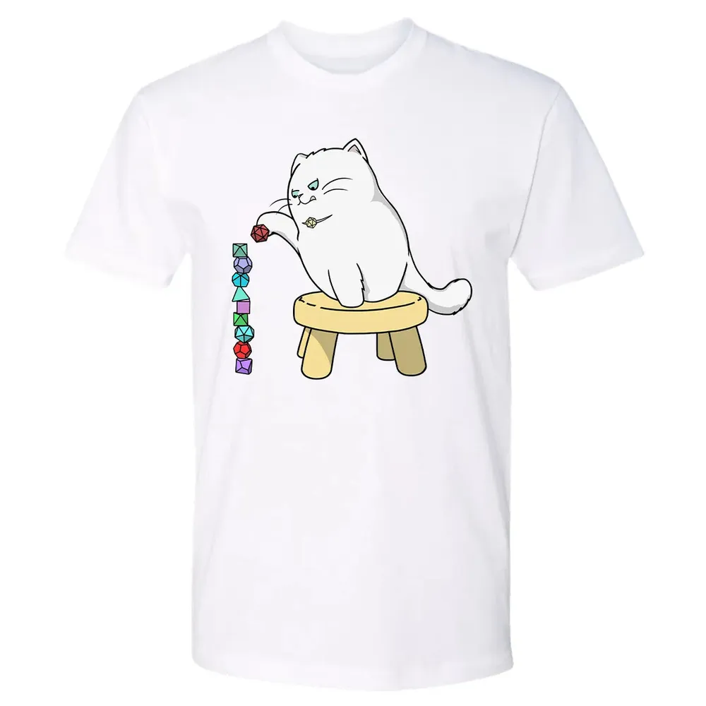 Cat Stacking Dice Premium Unisex T-shirt - 4