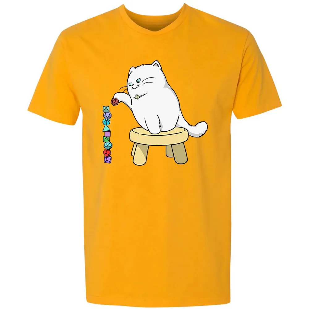 Cat Stacking Dice Premium Unisex T-shirt - 11