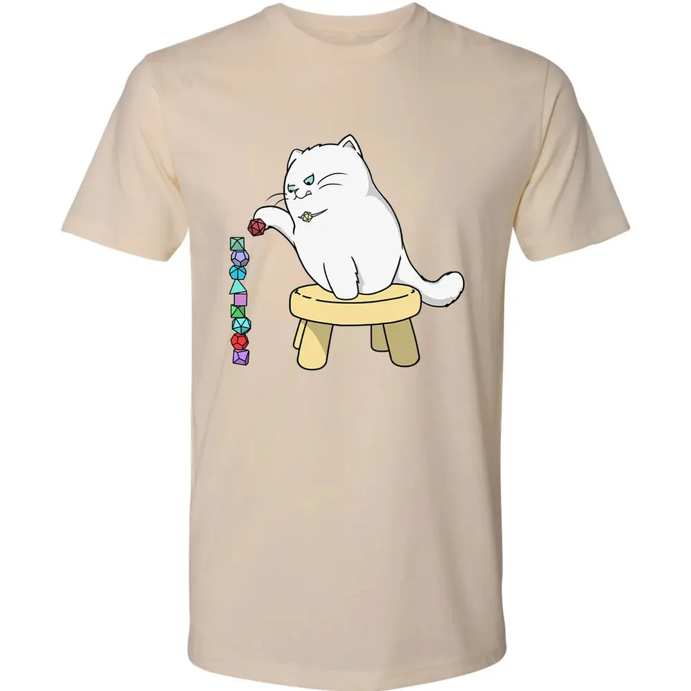 Cat Stacking Dice Premium Unisex T-shirt - 13