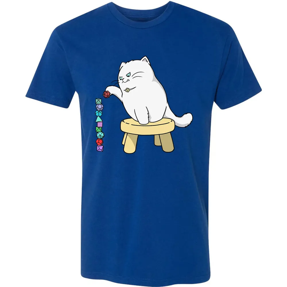 Cat Stacking Dice Premium Unisex T-shirt - 10