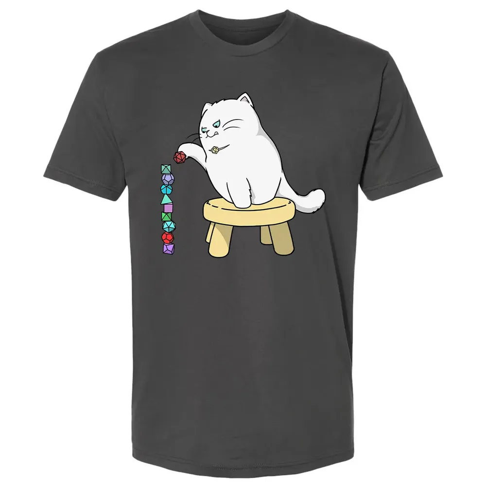 Cat Stacking Dice Premium Unisex T-shirt - 8