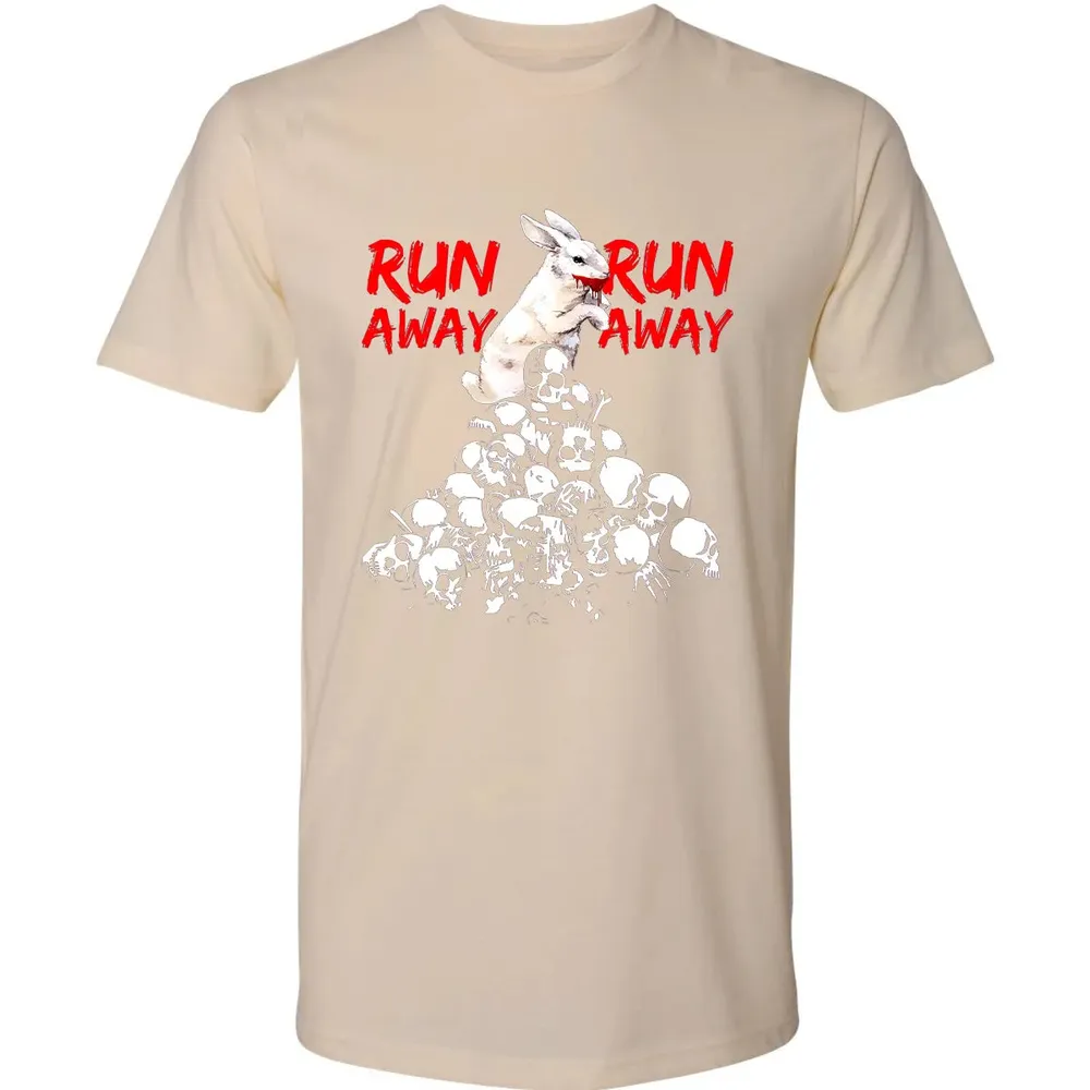 Run Away Killer Rabbit Premium Unisex T-shirt - 13