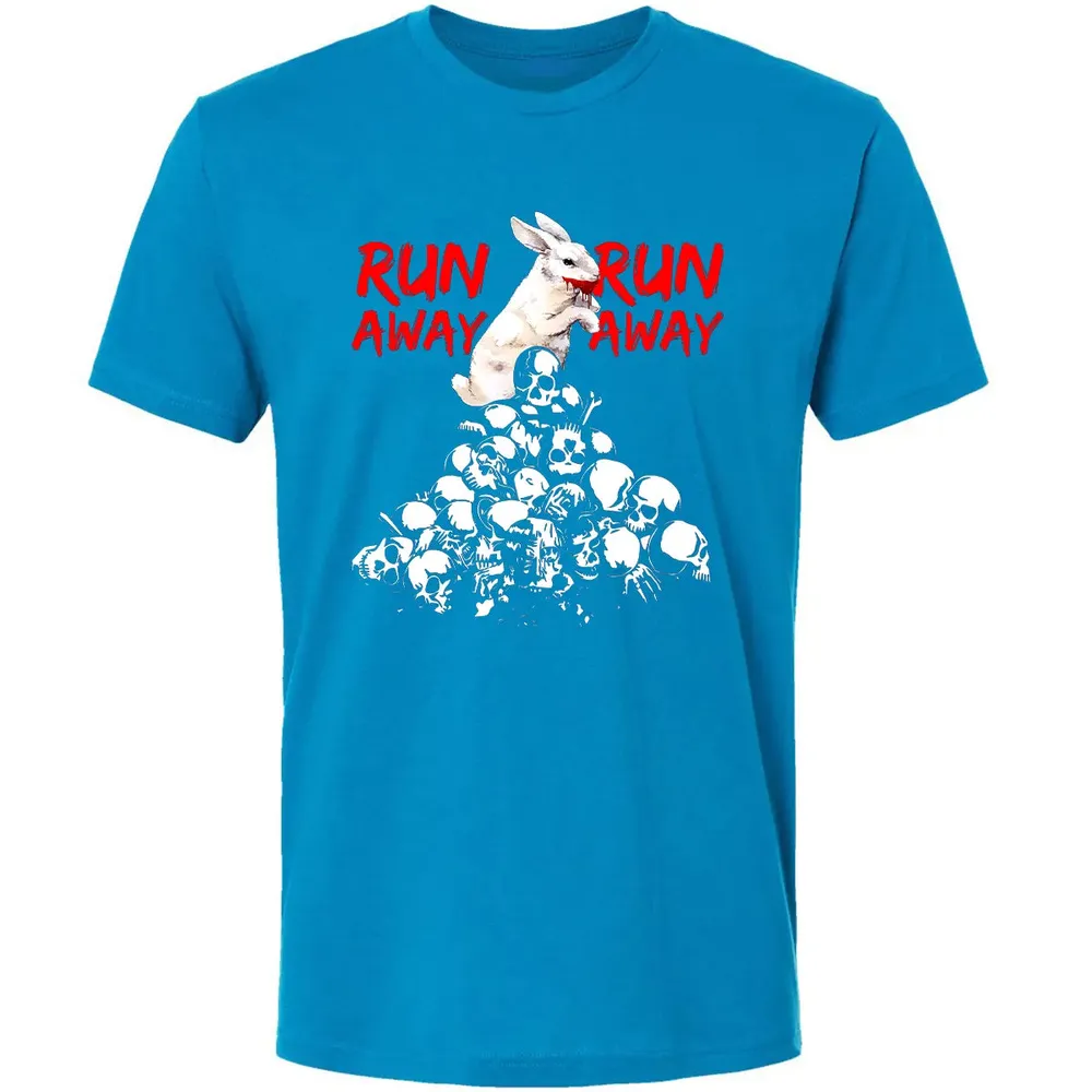 Run Away Killer Rabbit Premium Unisex T-shirt - 15