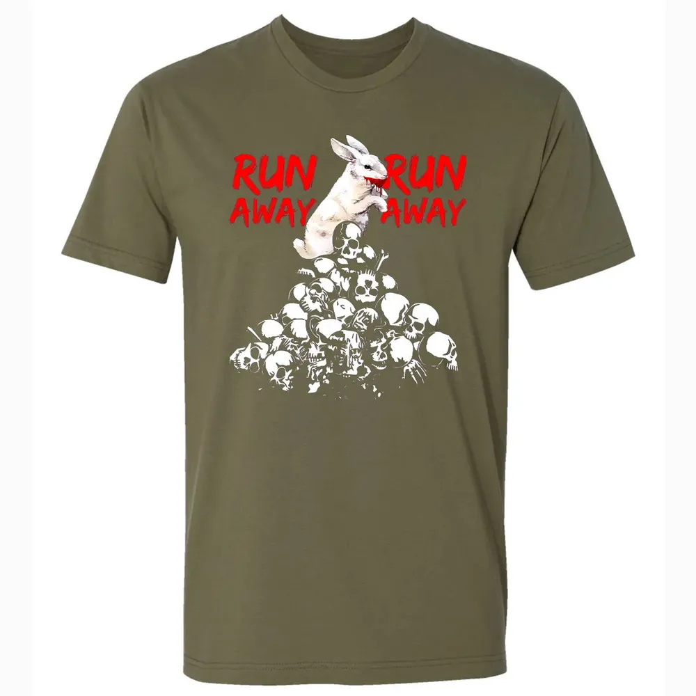 Run Away Killer Rabbit Premium Unisex T-shirt - 5