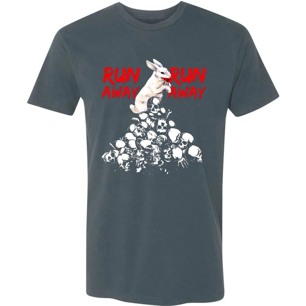 Run Away Killer Rabbit Premium Unisex T-shirt - 14