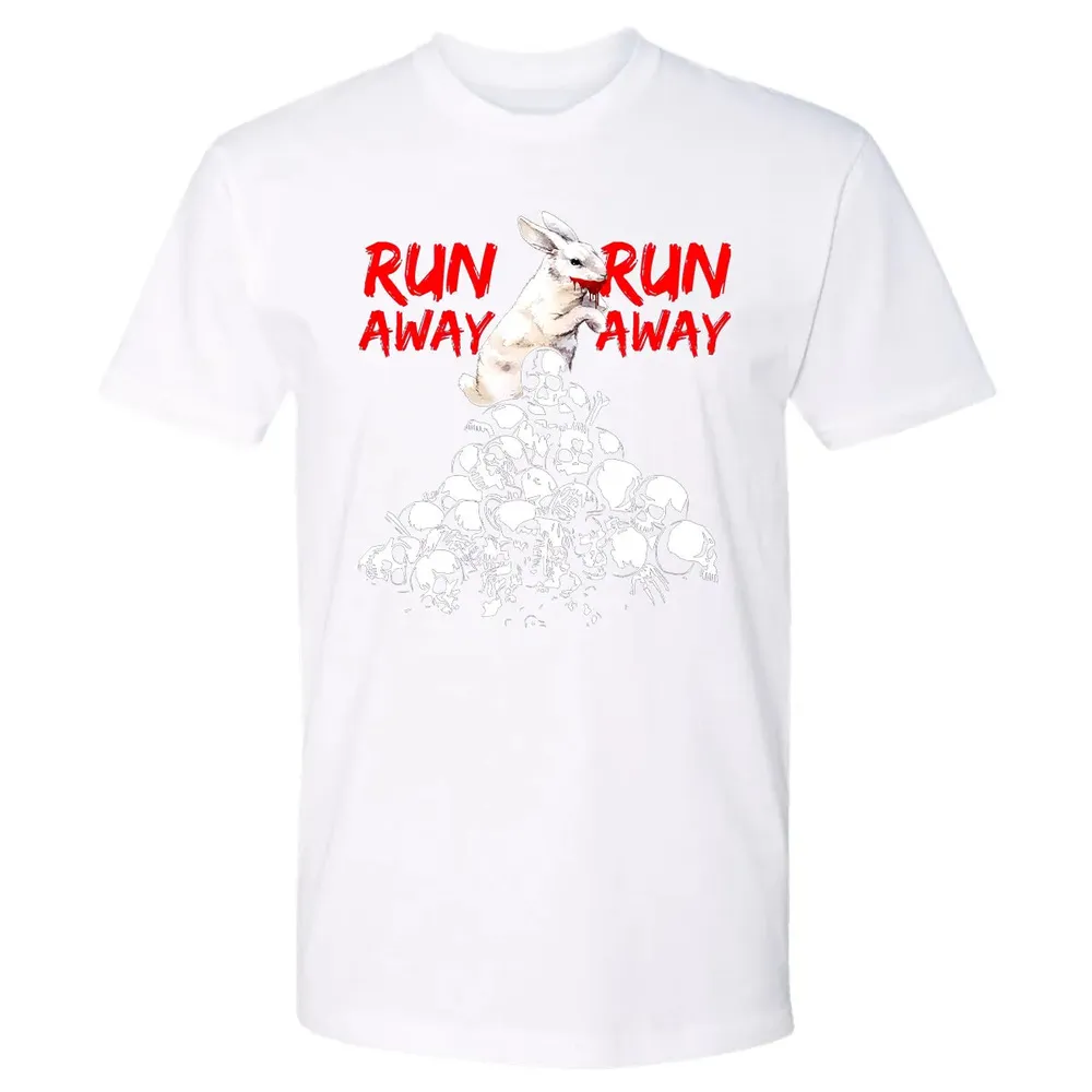 Run Away Killer Rabbit Premium Unisex T-shirt - 4