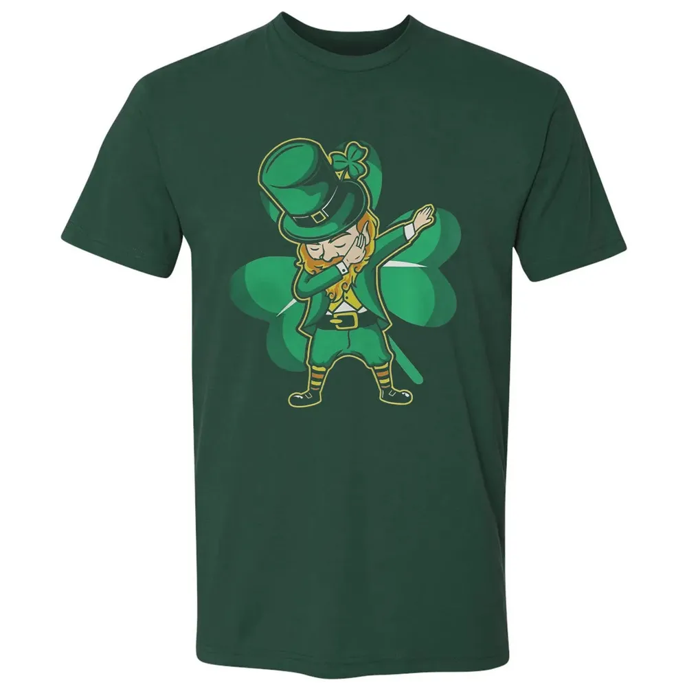 Dabbing - St Patrick Day Premium Unisex T-shirt - 12