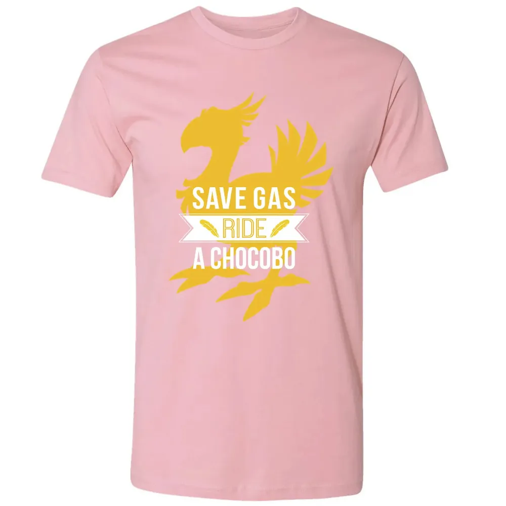 Fantasy Save Gas Ride a Chocobo Premium Unisex T-shirt - 3