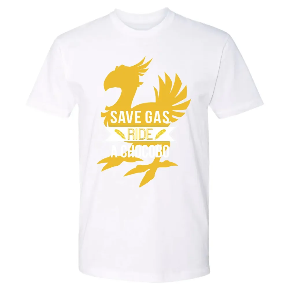 Fantasy Save Gas Ride a Chocobo Premium Unisex T-shirt - 4