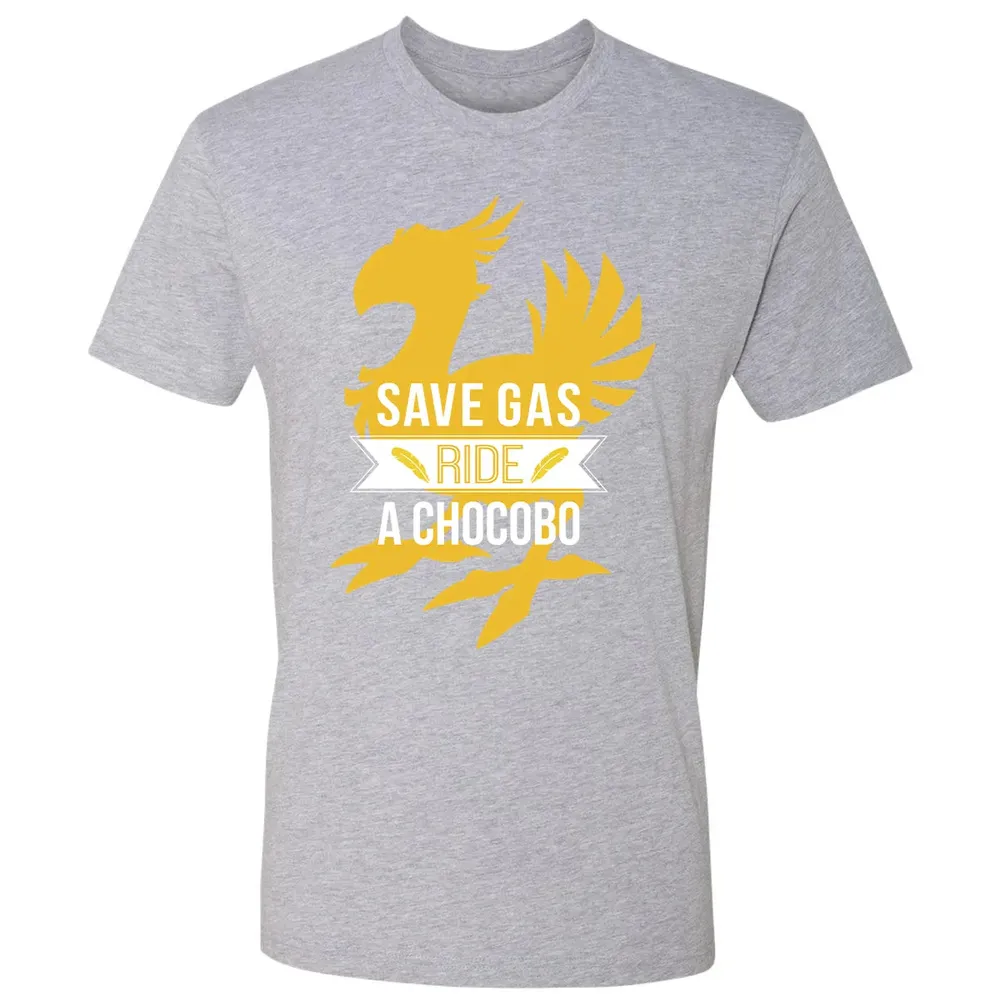 Fantasy Save Gas Ride a Chocobo Premium Unisex T-shirt - 9