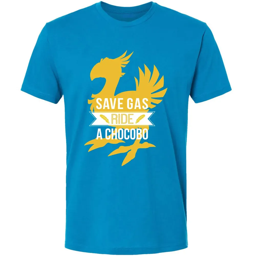 Fantasy Save Gas Ride a Chocobo Premium Unisex T-shirt - 15