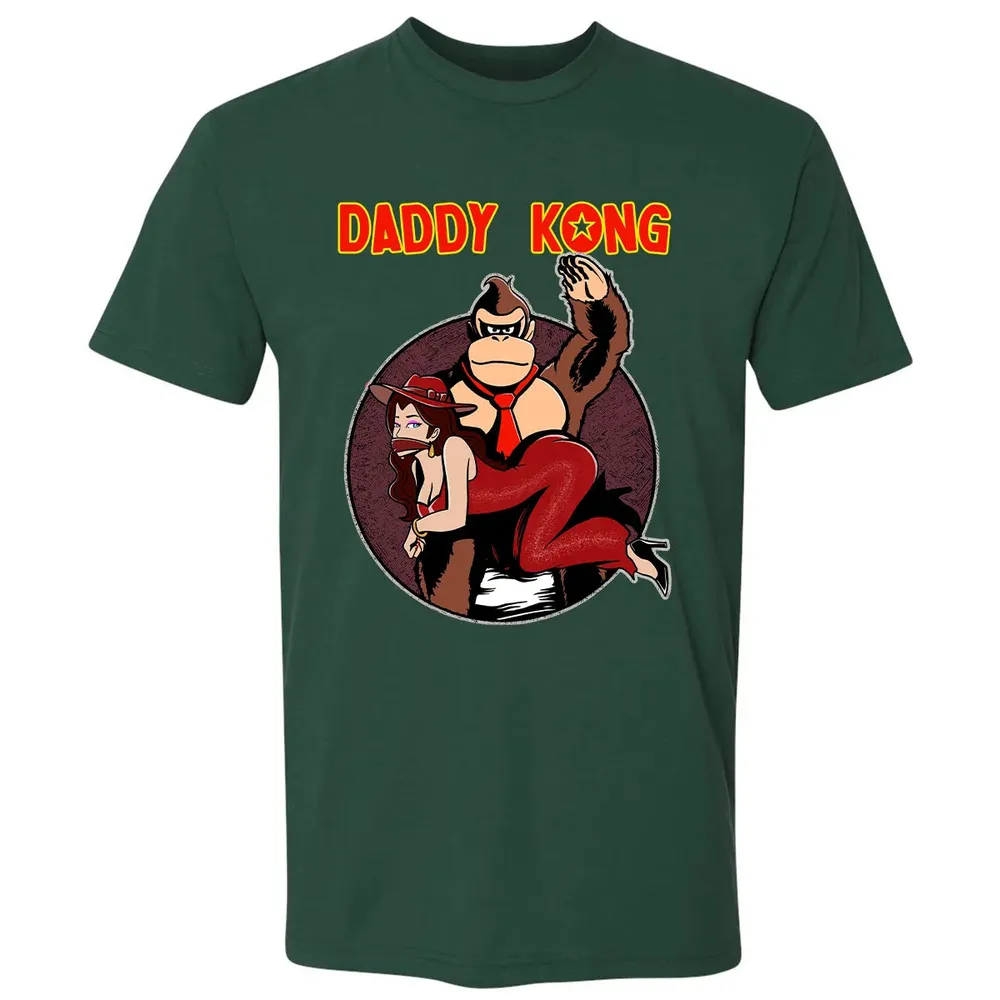 Daddy Kong With Pauline Premium Unisex T-shirt - 12