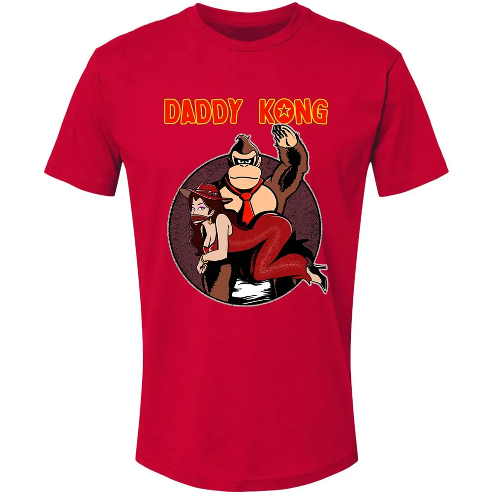 Daddy Kong With Pauline Premium Unisex T-shirt - 6