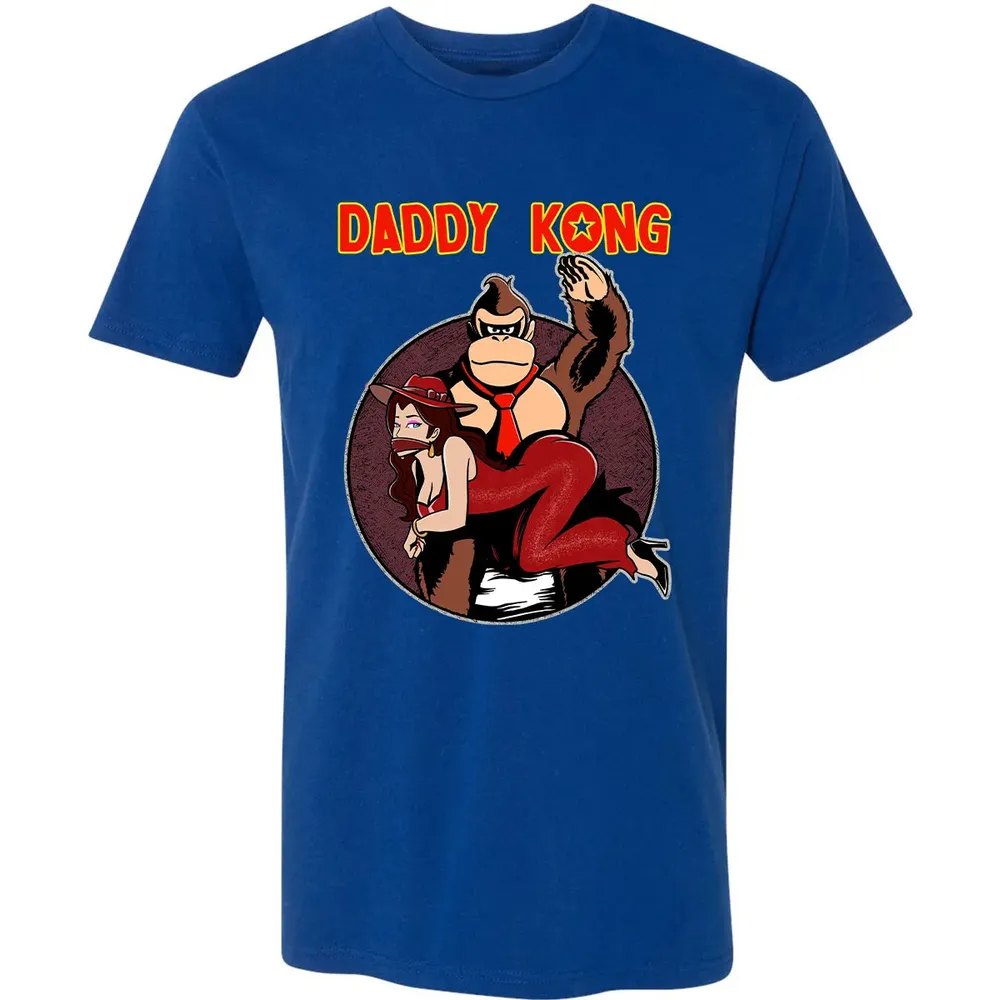 Daddy Kong With Pauline Premium Unisex T-shirt - 10