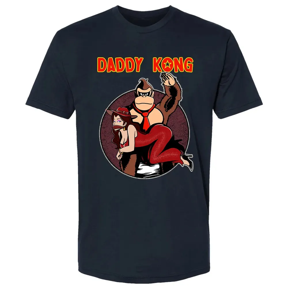 Daddy Kong With Pauline Premium Unisex T-shirt - 2
