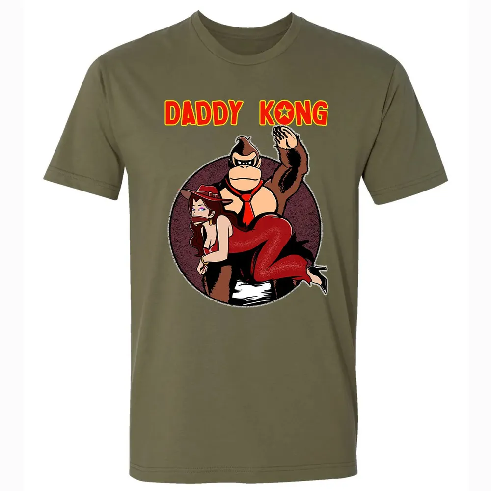 Daddy Kong With Pauline Premium Unisex T-shirt - 5