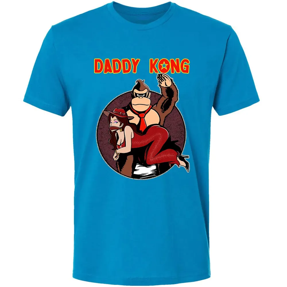 Daddy Kong With Pauline Premium Unisex T-shirt - 15