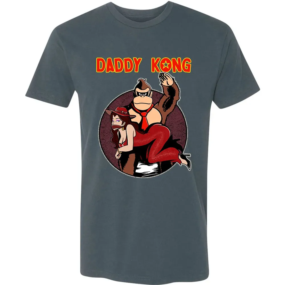 Daddy Kong With Pauline Premium Unisex T-shirt - 14