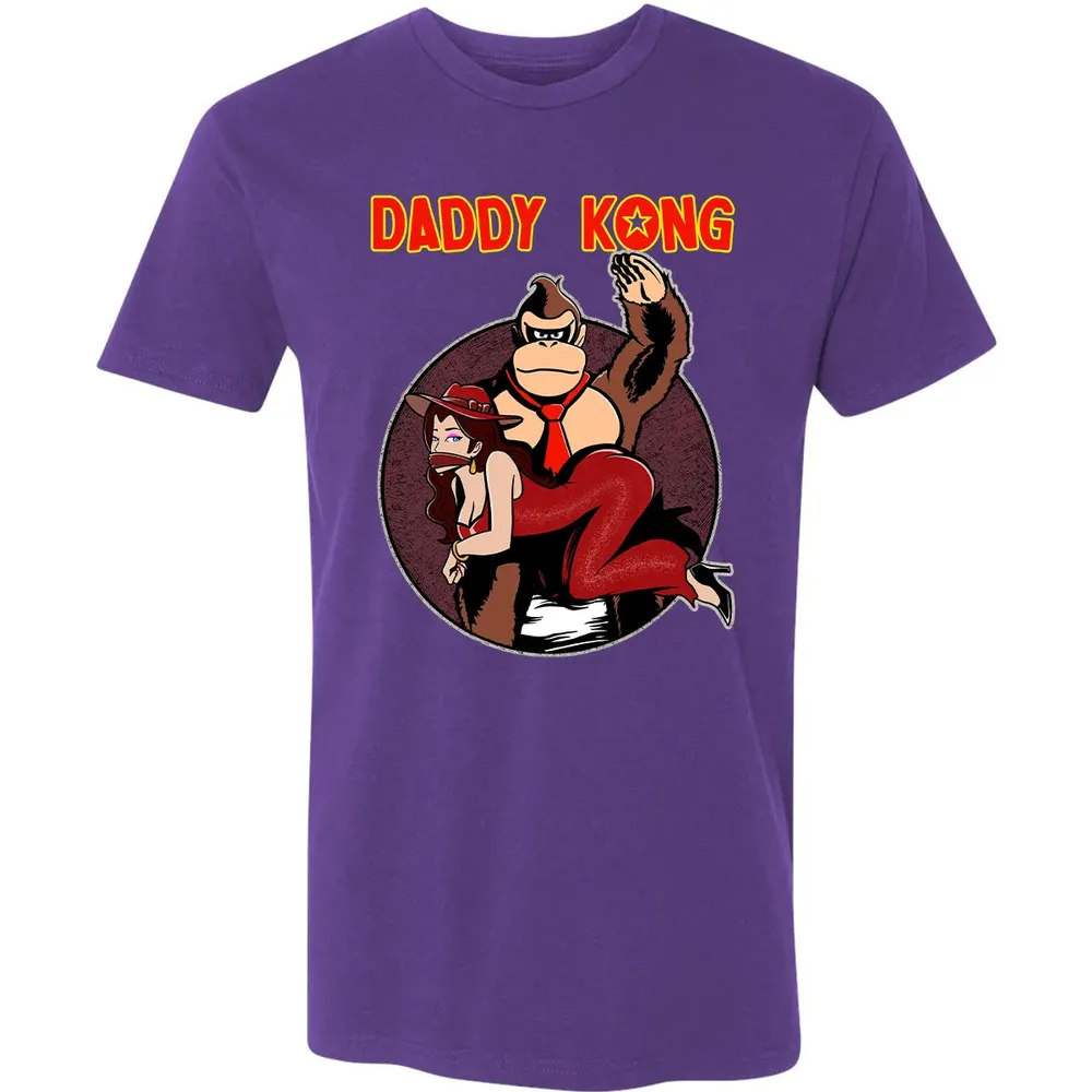 Daddy Kong With Pauline Premium Unisex T-shirt - 7