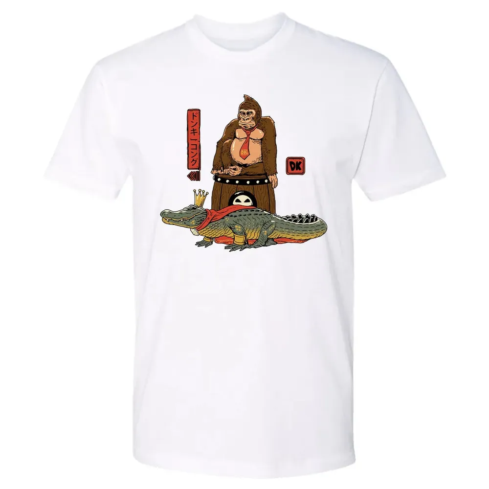 The Crocodile and the Gorilla Premium Unisex T-shirt - 4