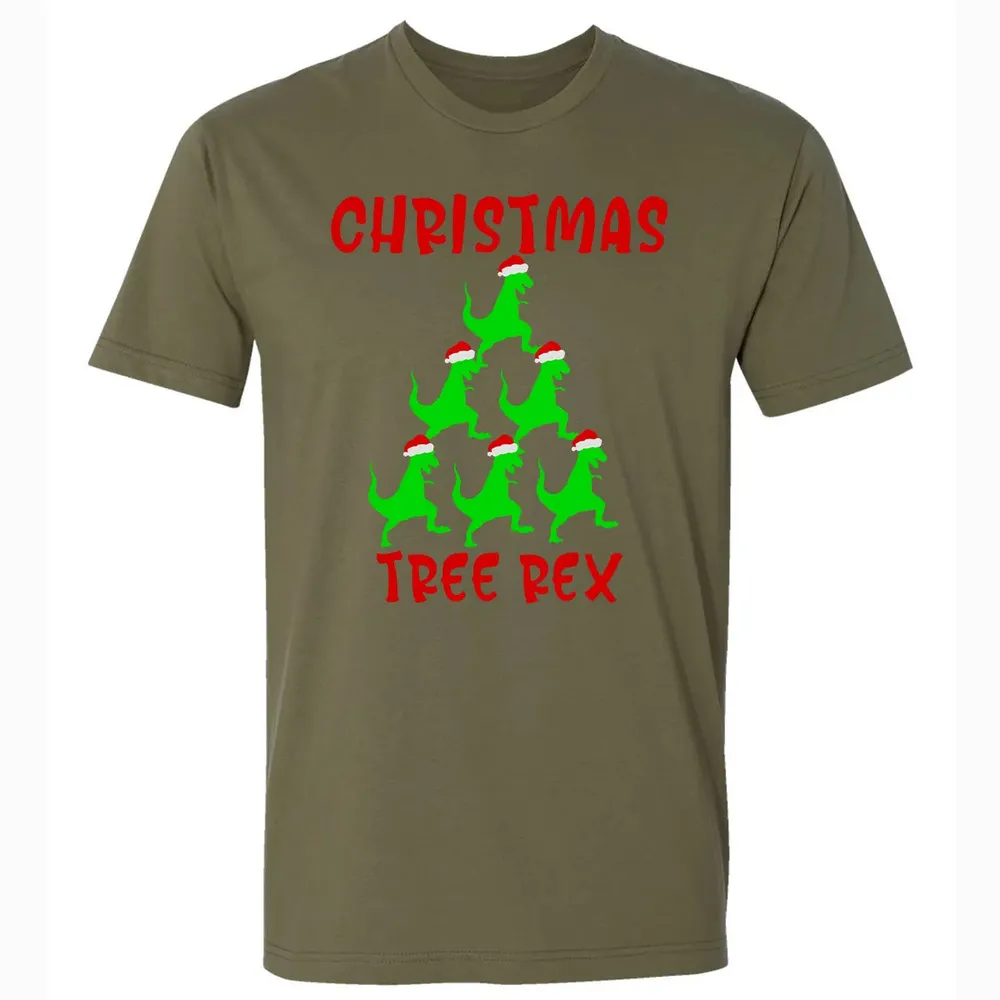 Christmas tree rex Premium Unisex T-shirt - 5