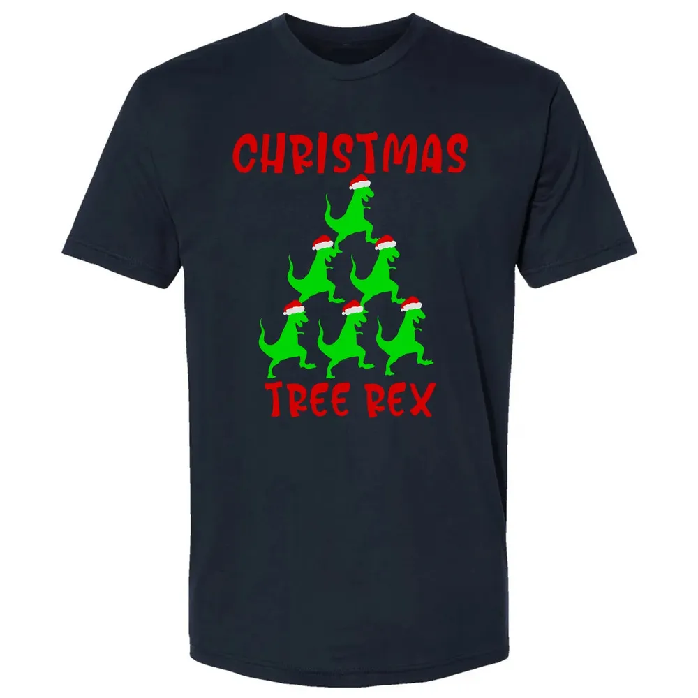 Christmas tree rex Premium Unisex T-shirt - 2