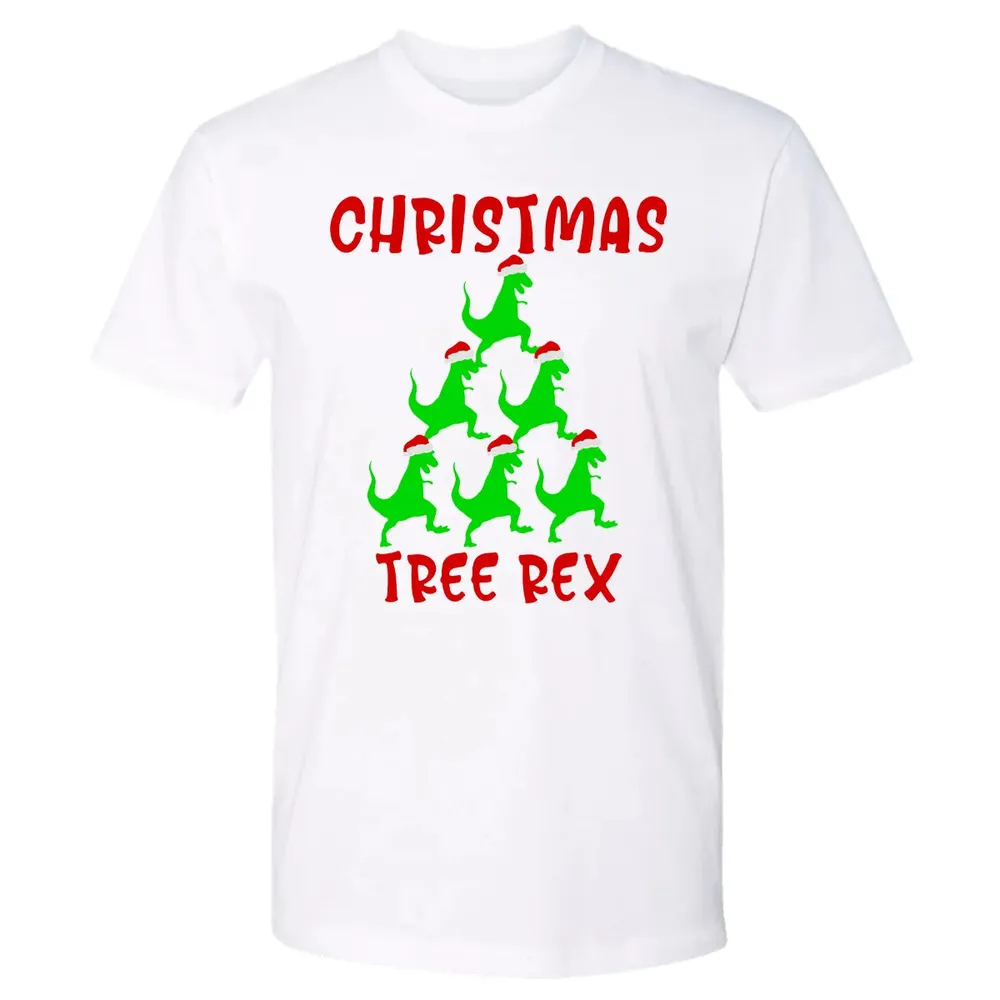 Christmas tree rex Premium Unisex T-shirt - 4