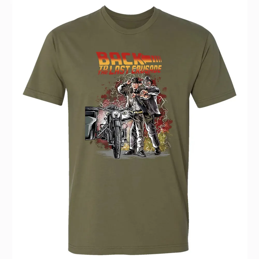 Back To The Last Crusade Premium Unisex T-shirt - 5
