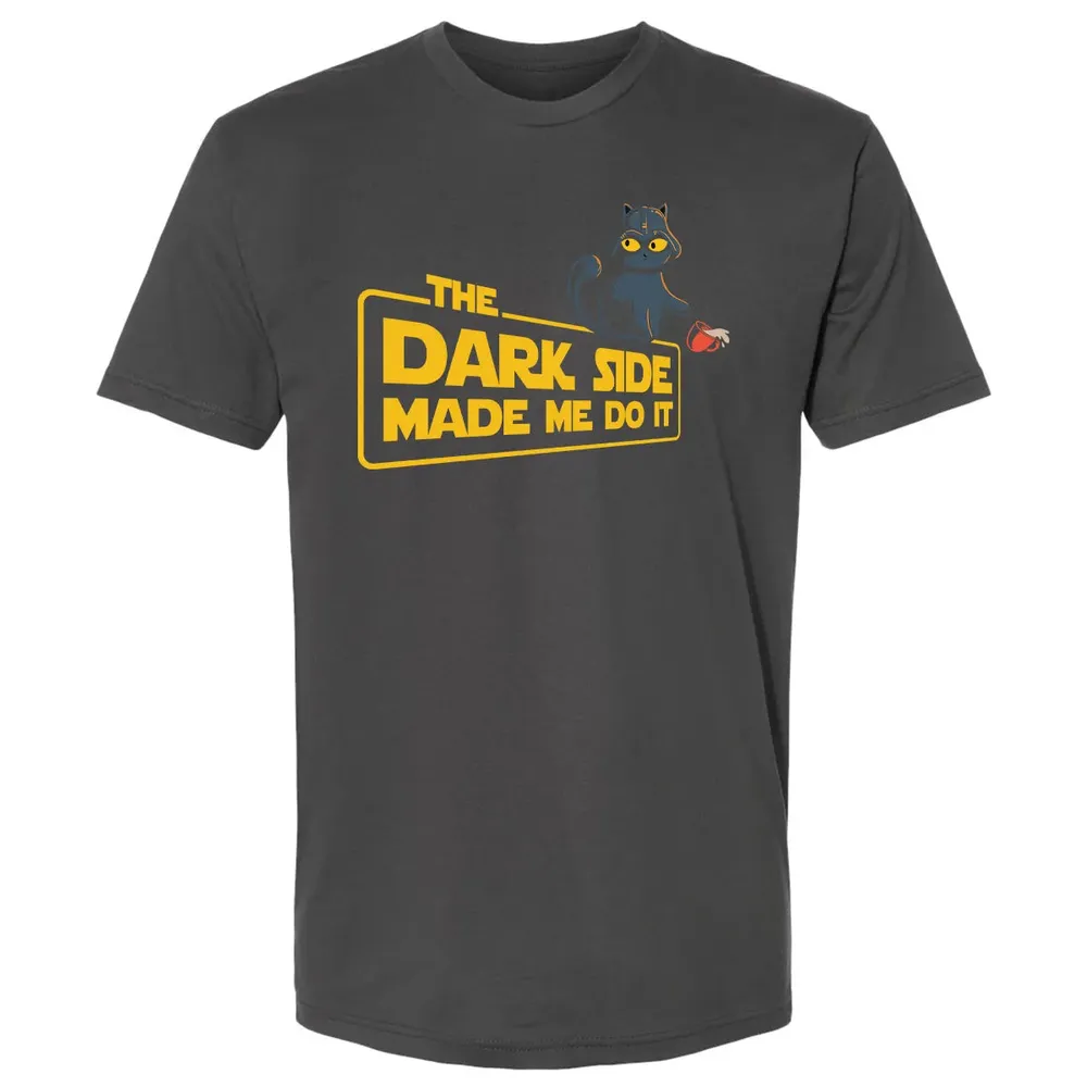 The Dark Side Made Me Do It Premium Unisex T-shirt - 8