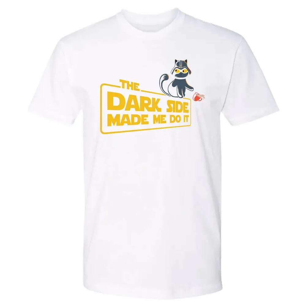 The Dark Side Made Me Do It Premium Unisex T-shirt - 4