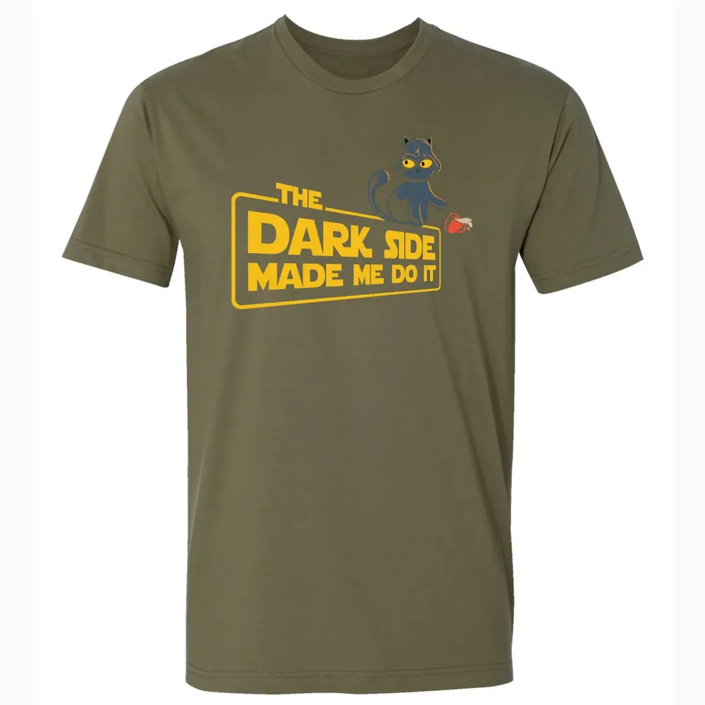 The Dark Side Made Me Do It Premium Unisex T-shirt - 5