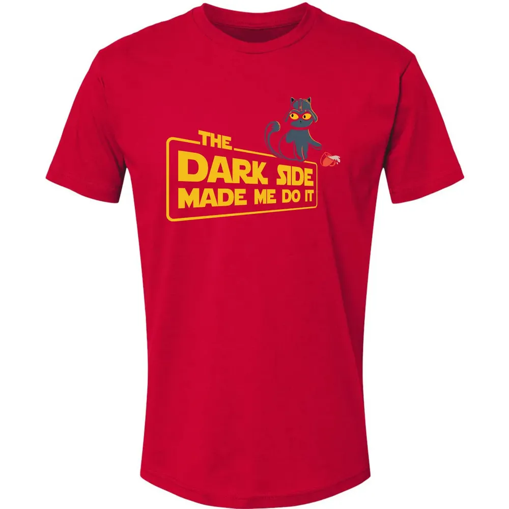 The Dark Side Made Me Do It Premium Unisex T-shirt - 6