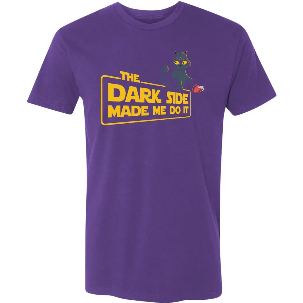 The Dark Side Made Me Do It Premium Unisex T-shirt - 7