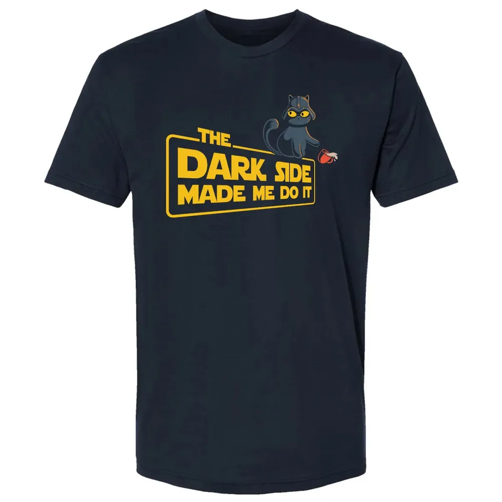 The Dark Side Made Me Do It Premium Unisex T-shirt - 2